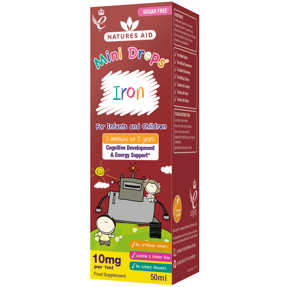 Natures Aid Mini Drops Iron