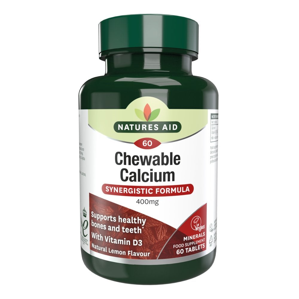Natural Aid Chewable Calcium 400mg