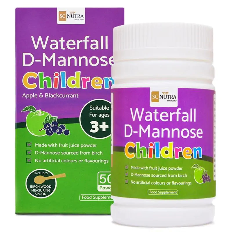 Sweet Cures Waterfall D-Mannose Children Apple & Blackcurrant Powder 50g