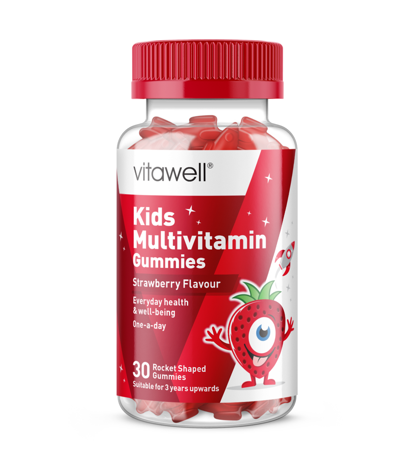 Vitawell Kids Multivitamin Strawberry Gummies