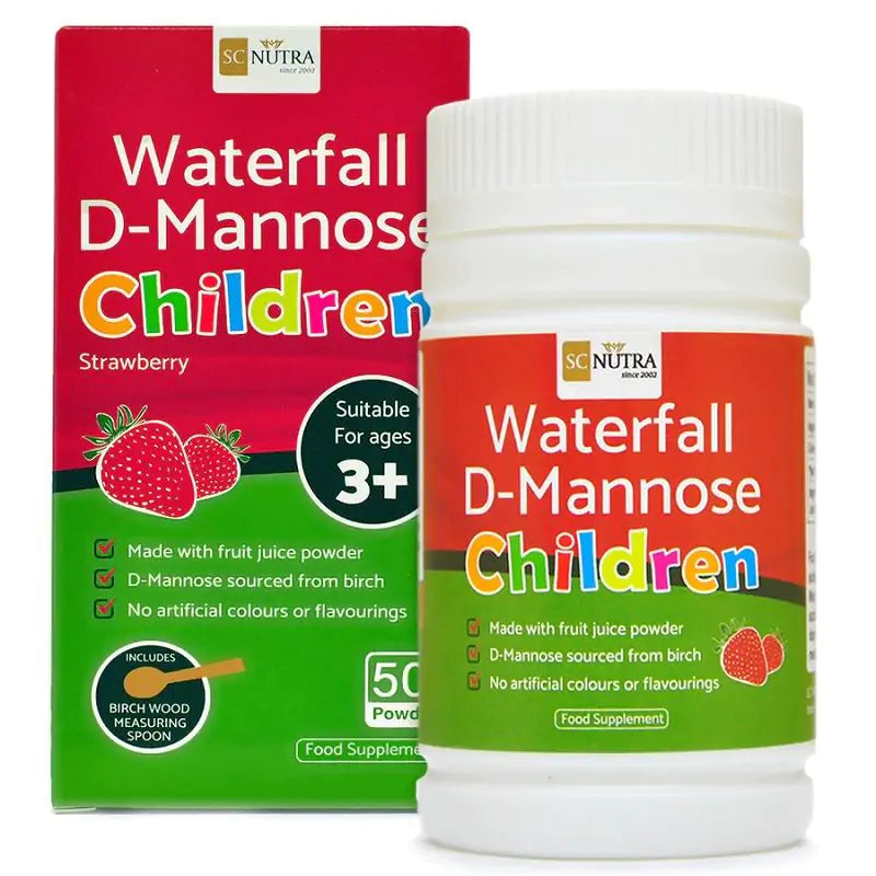 Sweet Cures Waterfall D-Mannose Children Strawberry Powder 50g