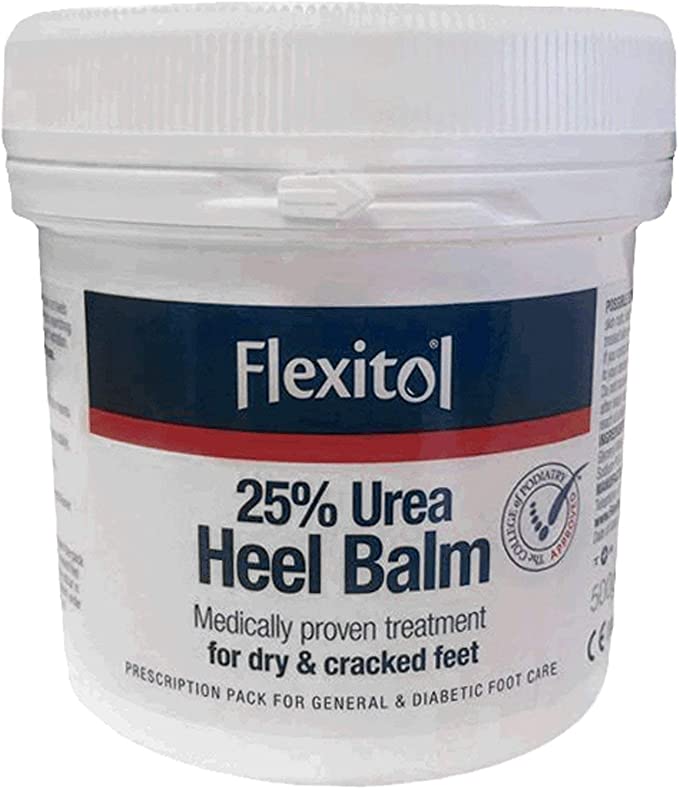 Flexitol Rescue Heel Balm 485g, Clinically Proven to Moisturise Dry, Cracked Heels in 1 Day, Intense Moisturisation