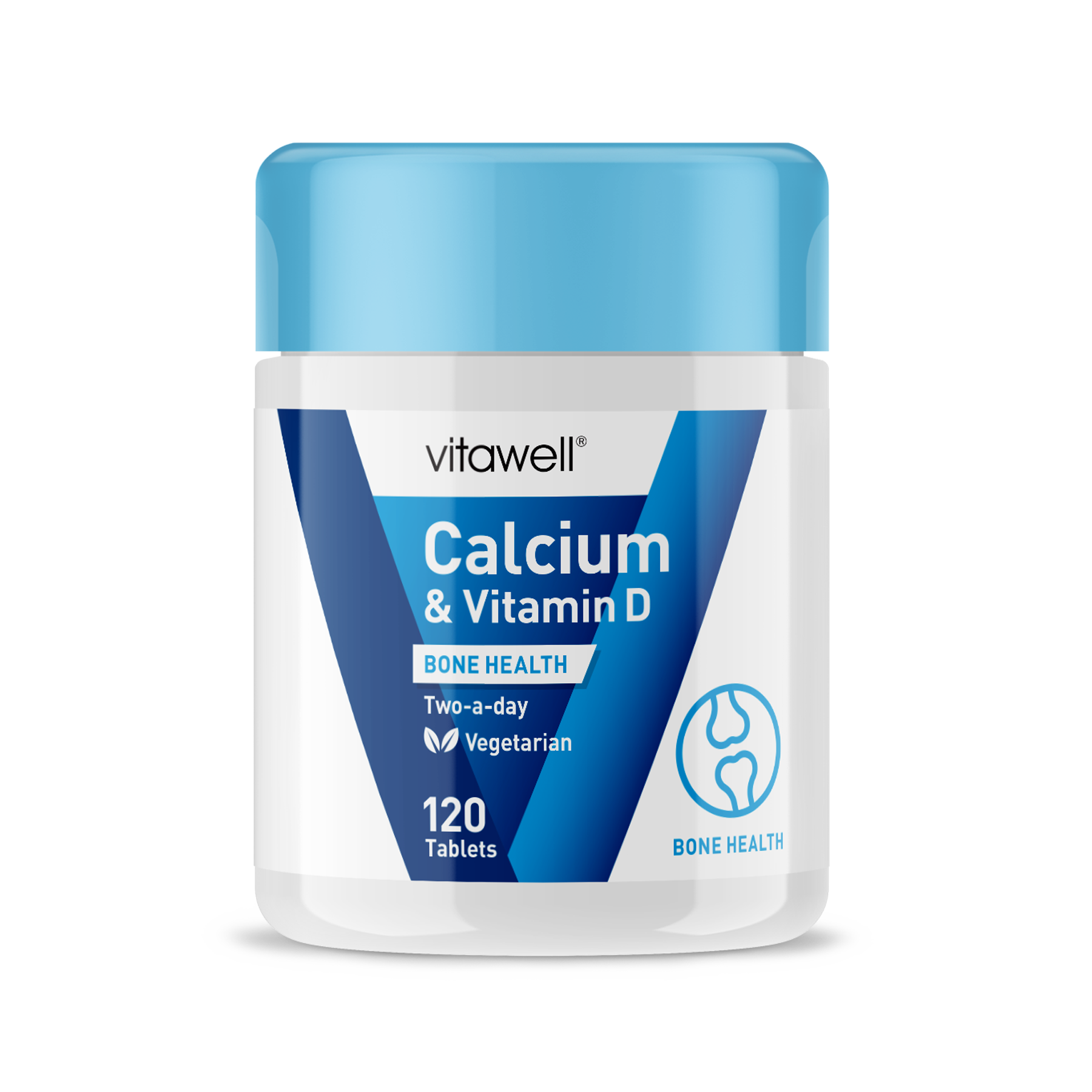 Calcium + Vit D 120’s