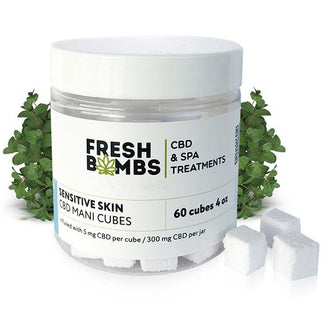 Fresh Bombs Mani Cubes - Sensitive Skin 5mg CBD 60 cubes
