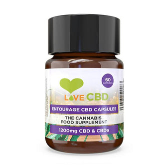 Love CBD Entourage CBD Capsules 60 capsules - 1200mg