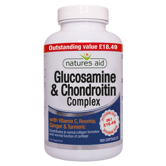 Natures Aid Glucosamine 500mg & Chondroitin 100mg Complex