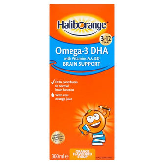 Haliborange Omega-3 DHA Brain Support Syrup - 300ml
