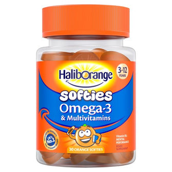 Haliborange Kids vitamins Omega-3 and Multivitamin Orange - 30 Softies